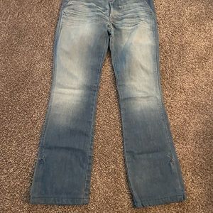 7 for all mankind ladies jeans with side slit